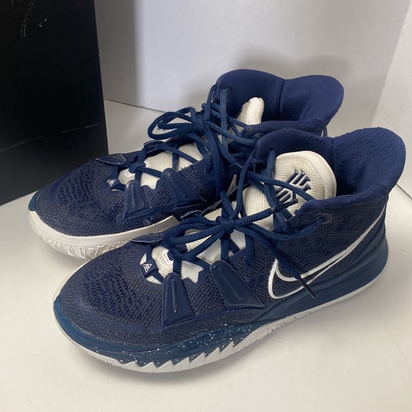 Nike Kyrie 7 TB Midnight Navy White Men’s Sneakers Size 9.5 (DA7767-402) main image 9